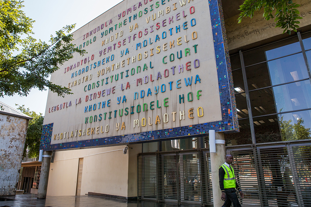 The Constitutional Court in Johannesburg, South Africa. The court on 7 July 2026 upheld a ruling striking down provisions of the Refugees Act that restricted access to the asylum system..  Photo: Ashraf Hendricks/GroundUp