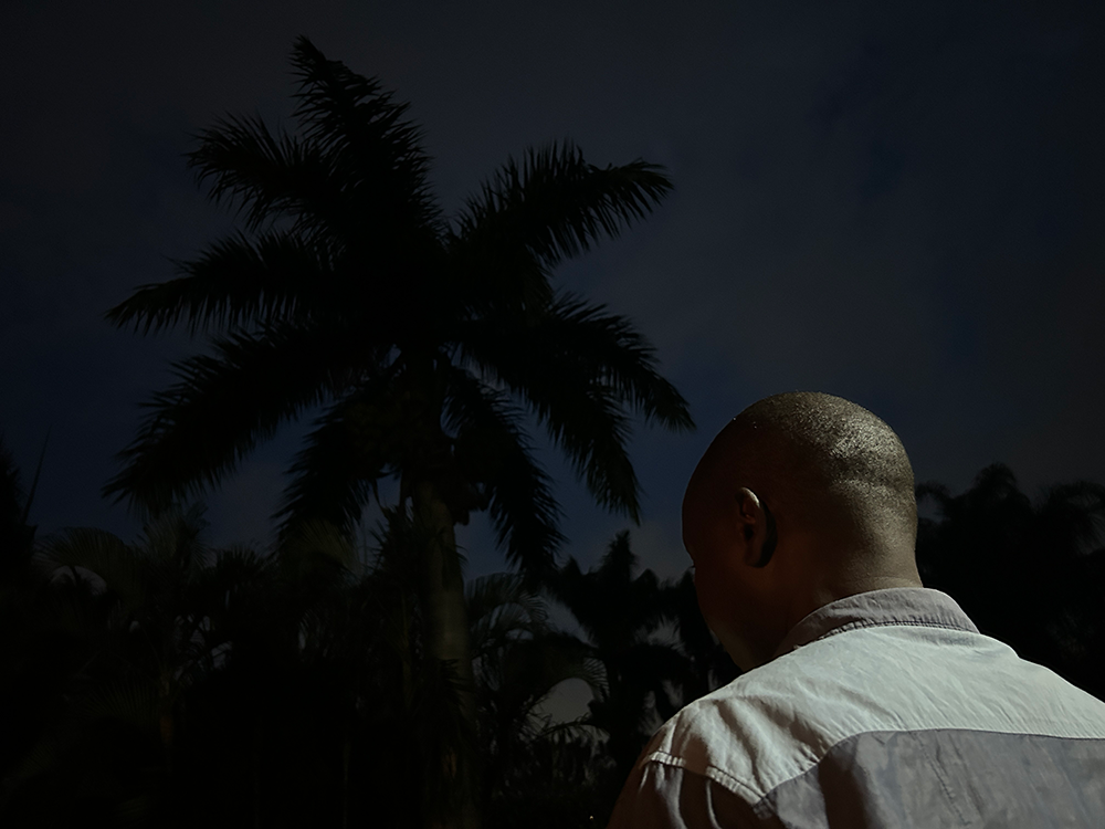 Germain Semihare was driven from his home in May, and has not seen his wife and children since. He asked to be photographed anonymously. (Photo: Daneel Knoetze, Viewfinder)